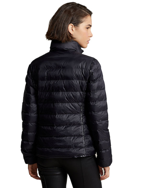 Ralph Lauren Kurz Damen Puffer Jacke für Winter Schwarz