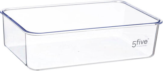 5Five F-V Manta Rafturi de baie Raft Baie Plastic cu 4 Rafturi 25x16x78.2cm Argintie