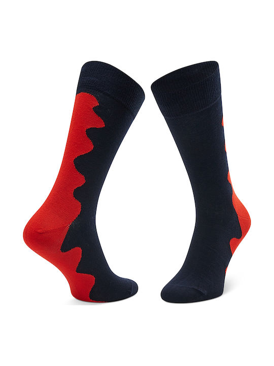 Happy Socks Ανδρικές Κάλτσες με Σχέδια Μαύρες