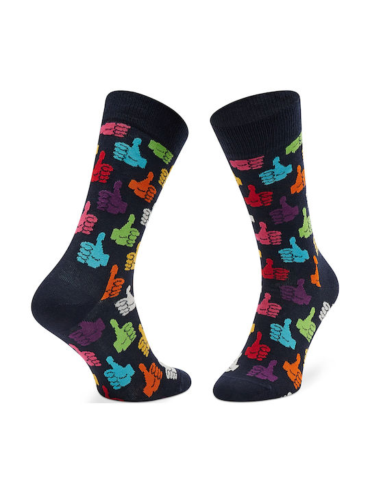 Happy Socks Ανδρικές Κάλτσες με Σχέδια Μπλε 2Pack Happy Socks Ανδρικές Κάλτσες με Σχέδια Μπλε 2Pack