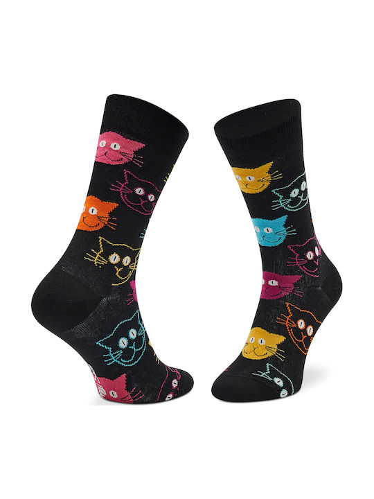 Happy Socks Ανδρικές Κάλτσες με Σχέδια Μπλε 2Pack