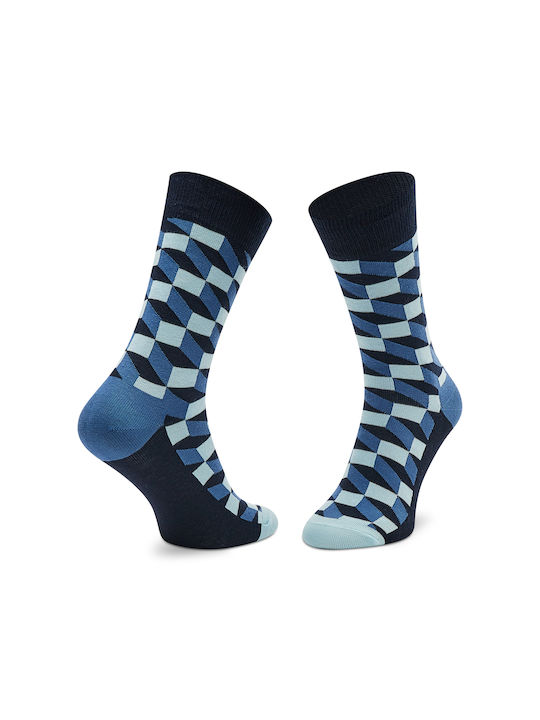 Happy Socks Patterned Socks Blue