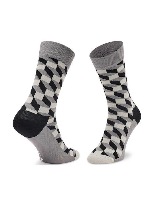 Happy Socks Κάλτσες Μαύρο/Λευκό 4Pack Happy Socks Κάλτσες Μαύρο/Λευκό 4Pack