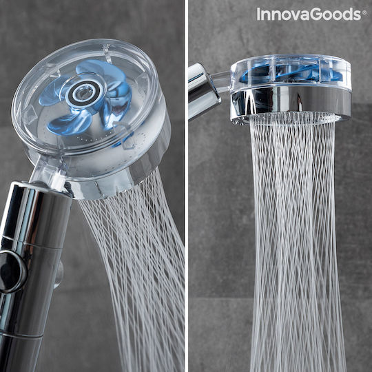 InnovaGoods Heliwer Telefon de duș cu filtru și întrerupător de oprire a fluxului