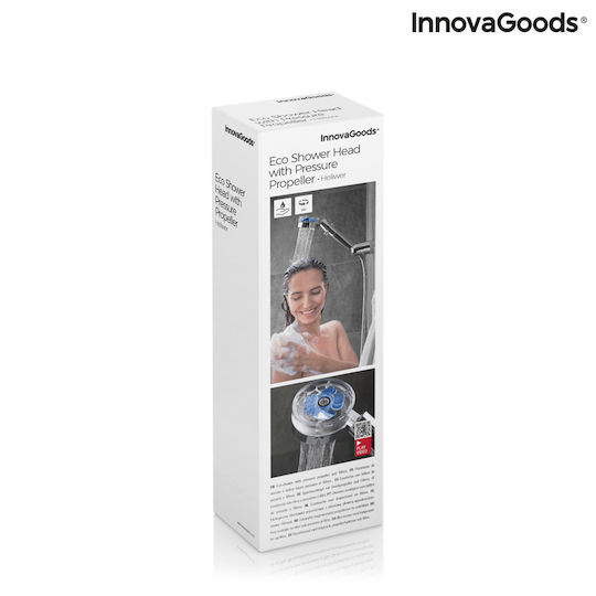 InnovaGoods Heliwer Telefon de duș cu filtru și întrerupător de oprire a fluxului