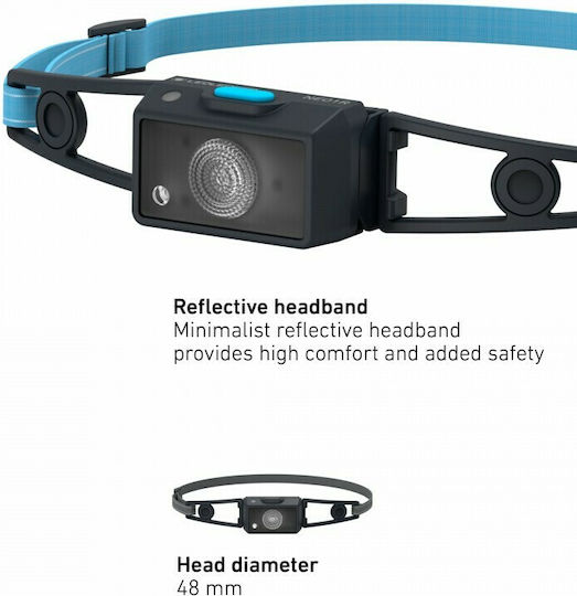 LedLenser Челник LED IP67 с Максимална Яркост 250лм NEO1R Син