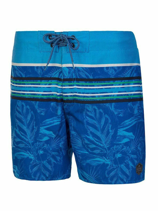 Men's Swimwear Shorts Turquoise Floral