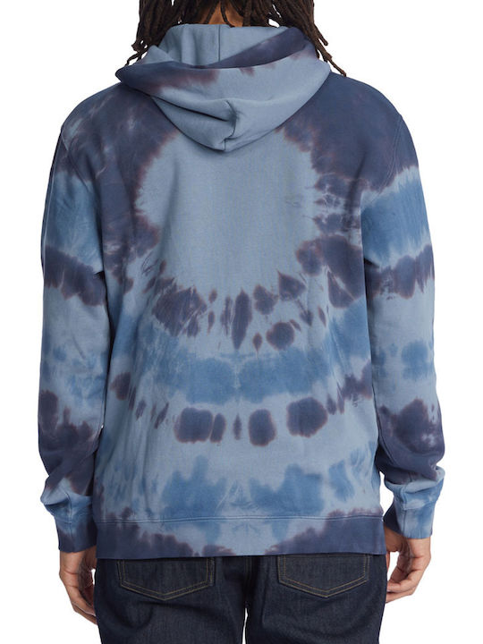 DC Uni Herren Sweatshirt mit Kapuze und Taschen Blau