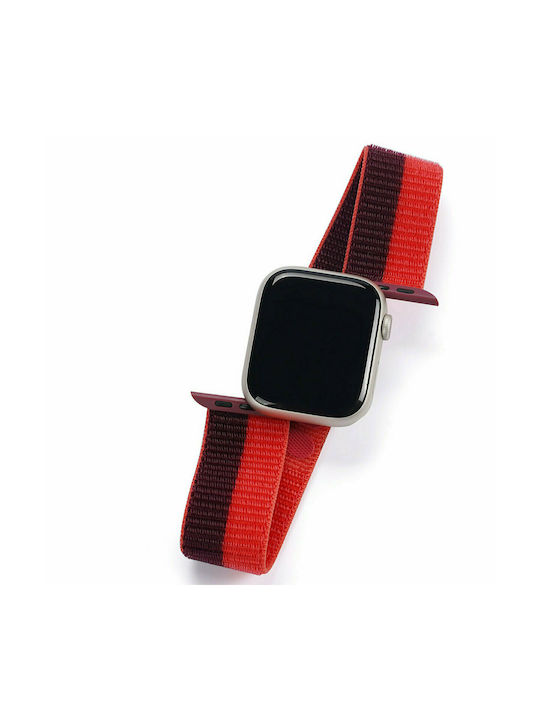 Dux Ducis Sport Λουράκι Υφασμάτινο Κόκκινο (Apple Watch 38/40/41mm)