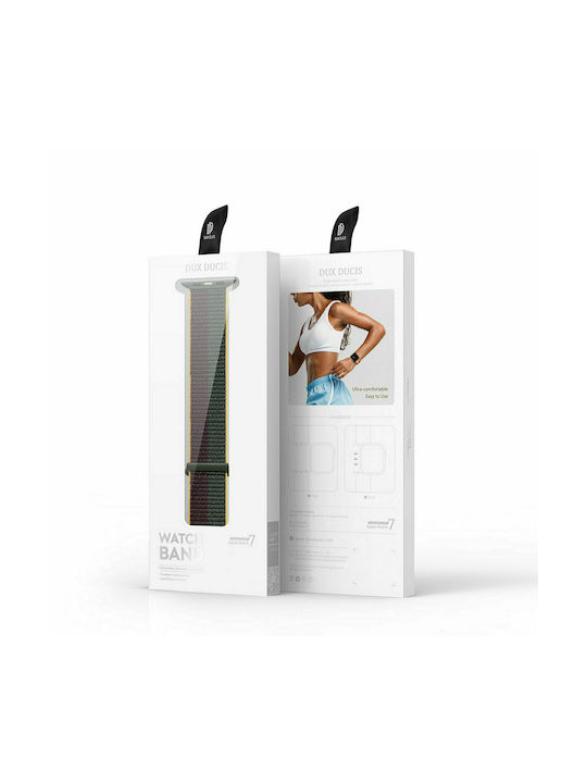 Dux Ducis Sport Λουράκι Υφασμάτινο Πράσινο (Apple Watch 38/40/41mm)