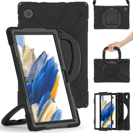 Tech-Protect X-Armor Задна корица Устойчив Черен (Галакси Таб А8) TPXACSAMA8B