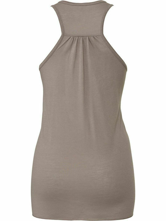 Bella Canvas Women's Sleeveless Promotional Blouse Pebble Brown