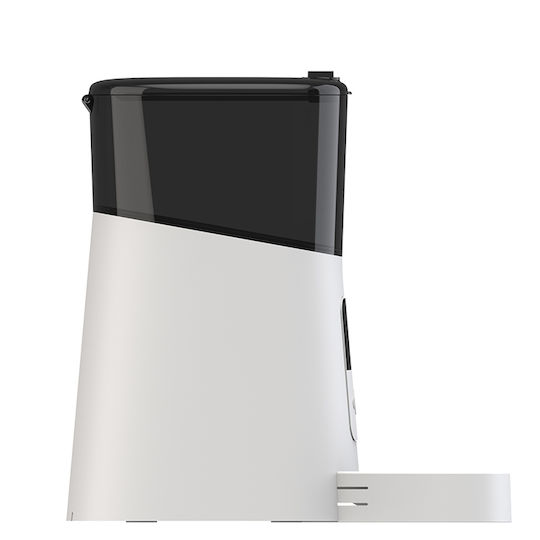 Coolseer WiFi Pet Feeder Автоматичен Пластмаса Купа с контейнер Храна за Куче & Котка 6lt в Бял Цвят