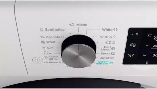 Whirlpool Πλυντήριο Ρούχων 11kg με Τεχνολογία Ατμού 1400 Στροφών FreshCare+ FFD 11469 BV EE