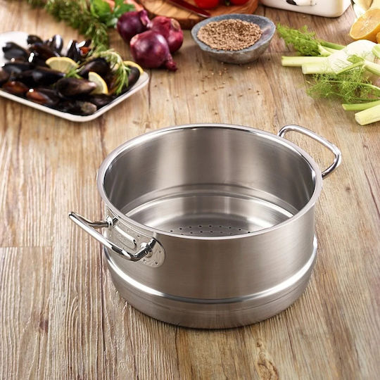 Fissler Profi Collection 2 Βαθιά Ανοξείδωτη Κατσαρόλα Ατμού 28cm Fissler Profi Collection 2 Βαθιά Ανοξείδωτη Κατσαρόλα Ατμού 28cm