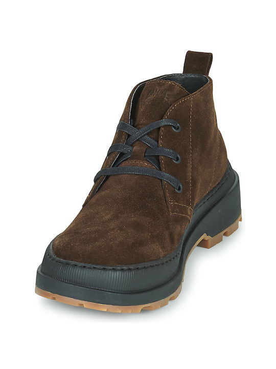 Brutus Trek Men's Suede Boots Brown