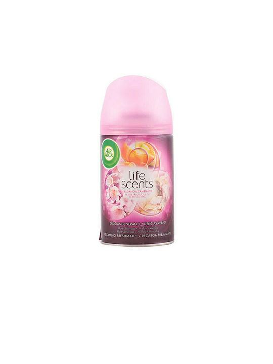 Airwick Refill for Spray Device Life Scents FreshMatic with Fragrance Summer Delights 1pcs 250ml