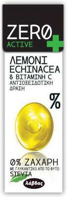 Λάβδας Candies Zero Active with Λεμόνι / Echinacea Flavour Sugar Free 32gr