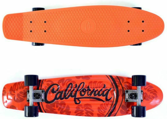 SMJ Sport California Complete Penny Board 7.5" Orange