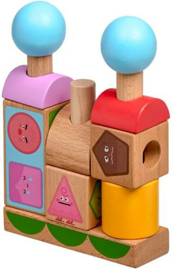 Lucy & Leo Stapelspielzeug Stapelspiel Emotionen aus Holz für 36++ Monate
