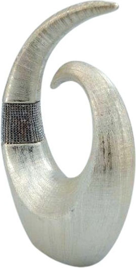 Karvounis Decorative Space made of Ceramic Material 26x12x38.5cm 1pcs