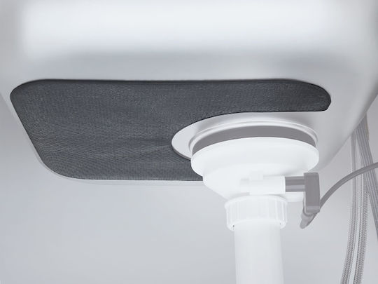 Grohe K 700 Ένθετος Νεροχύτης Inox Σατινέ Μ55xΠ45cm Ασημί