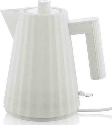 Alessi Plisse MDL06/1 Kettle 1lt 2200W White