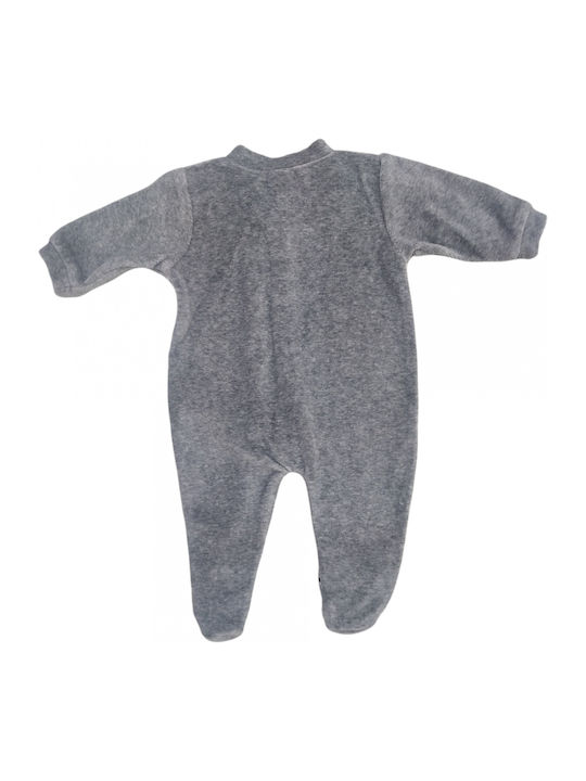 Ellepi Baby Bodysuit Set Long-Sleeved Gray