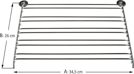 Πλαϊνή Σχάρα Φούρνου Bosch Siemens 34.5cm X 26cm
