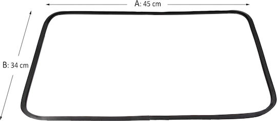Уплътнение За Врата На Фурна Pitsos Pyrolyse 44-46 X 34 См