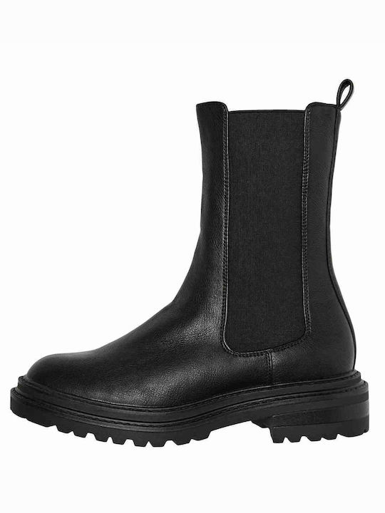 Vero Moda Damen Chelsea Stiefeletten Schwarz