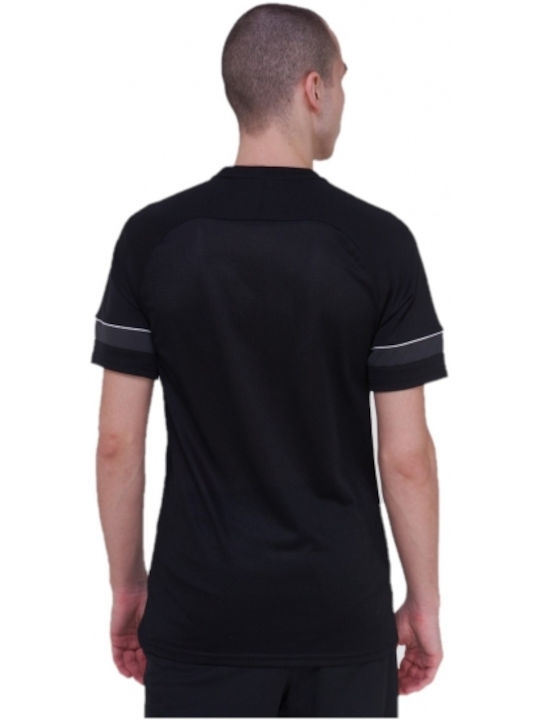 Nike Academy Αθλητικό Ανδρικό T-shirt Dri-Fit Μαύρο Μονόχρωμο