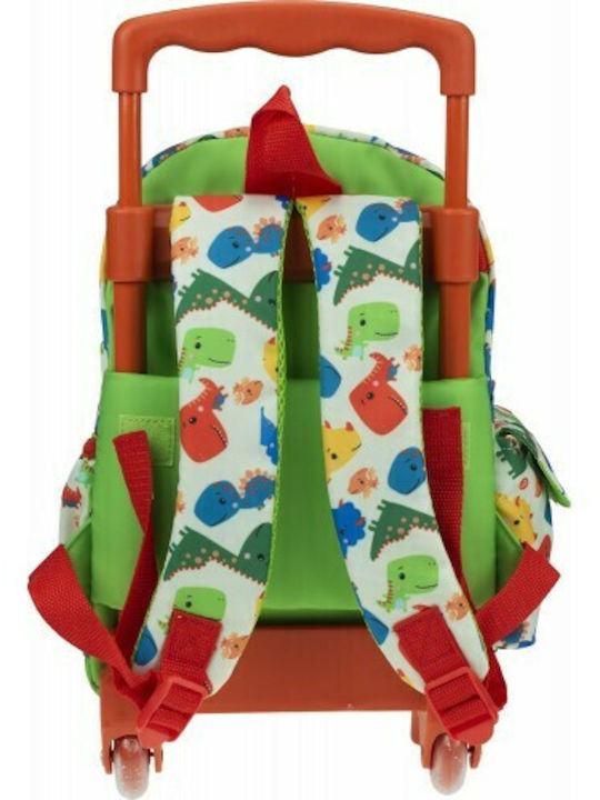 Fisher Price Dinosaur Schulranzen Trolley Kindergarten Mehrfarbig mit Flaschenhalter 12Liter