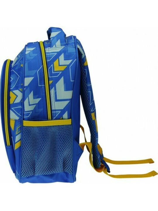 Gim Sonic School Bag Backpack Kindergarten Light Blue with Water Bottle Holder 12Liters