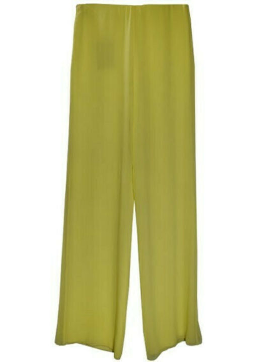 WOMEN'S TROUSERS DANOFF 25 03 07 YELLOW YELLOW