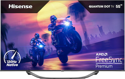 Hisense Smart Τηλεόραση 55" 4K UHD LED 55U7HQ HDR (2022)