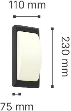 Inlight Wilson Aplica de exterior montată pe perete G9 IP65 Dublu Fascicul 23x11x23εκ.