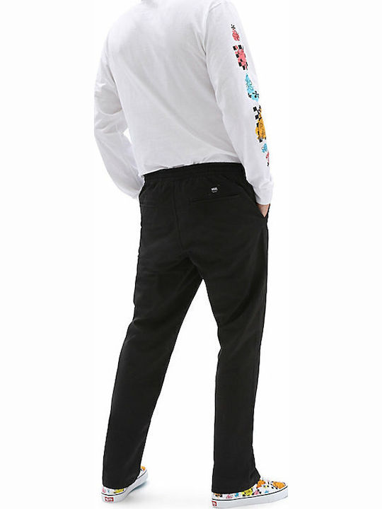 Trousers Elastic in Relaxed Fit Black
