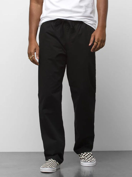 Trousers Elastic in Relaxed Fit Black