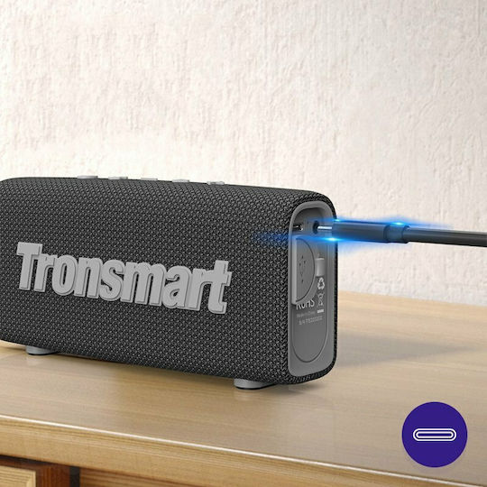 Tronsmart Trip Waterproof Bluetooth Speaker 10W with Battery Life up to 20 hours Blue