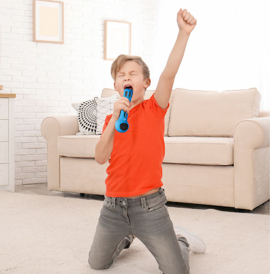 Celly Μικρόφωνο Karaoke Ασύρματο Kids Festival KIDSFESTIVALLB Μπλε