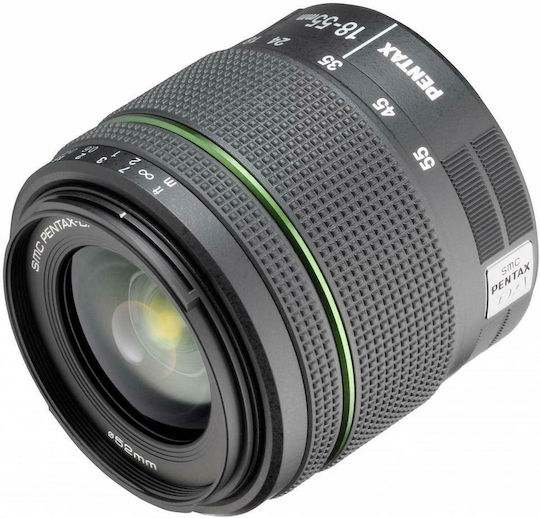 Pentax Crop Φωτογραφικός Φακός SMC DA 18-55mm F/3.5-5.6 AL WR Standard Zoom για Pentax K Mount Μαύρος