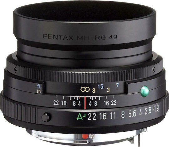 Pentax Full Frame Φωτογραφικός Φακός HD Pentax-FA 43mm f/1.9 Limited Pancake για Pentax K Mount Μαύρος