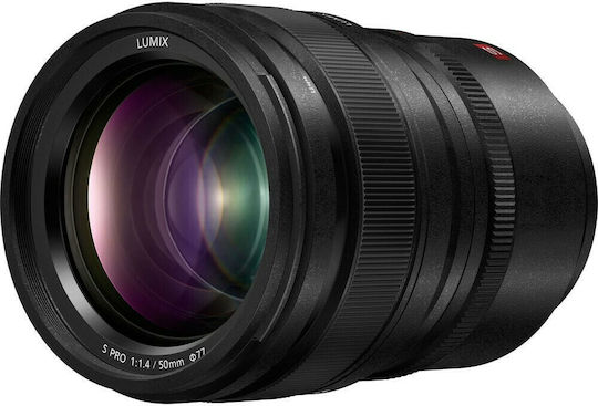 Panasonic Cadru complet Obiectiv Foto Lumix S PRO 50mm f/1.4 Fix pentru Montura Leica L Black