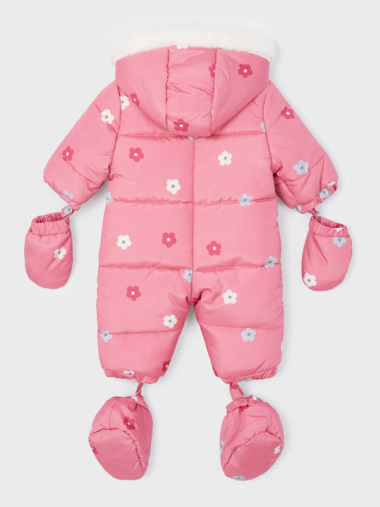 Mayoral Ecofriends Baby Bodysuit for Going Out Long-Sleeved Pink