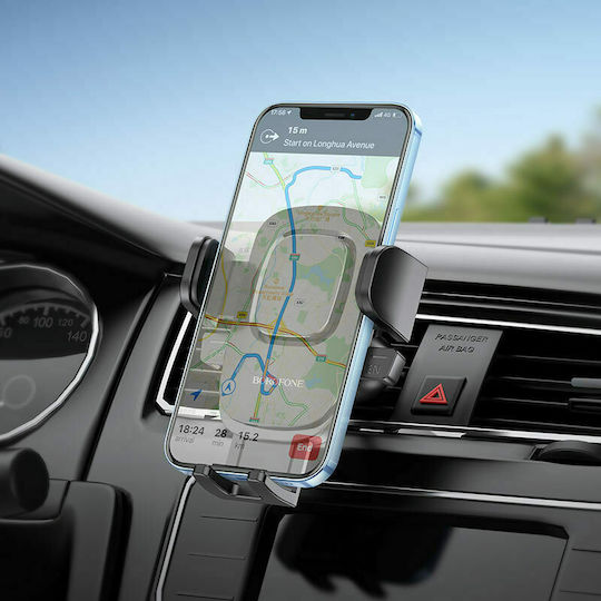 Borofone BH69 Car Mobile Mount with Clip-Peg Black