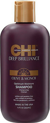 CHI Deep Brilliance Olive & Monoi Shampoos Hydration for All Hair Types 355ml