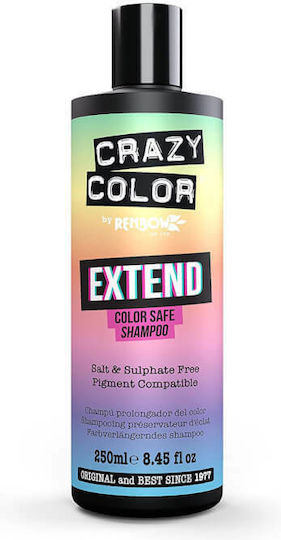 Crazy Color Extend Color Safe Shampoos für Gefärbt Haare 250ml