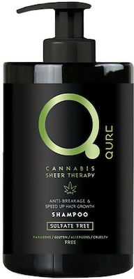 Qure Cannabis Sheer Therapy Shampoos Reconstruction/Nourishment for All Hair Types 300ml