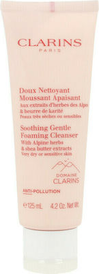 Clarins Soothing Gentle Cleansing Foam for Sensitive Skin 125ml